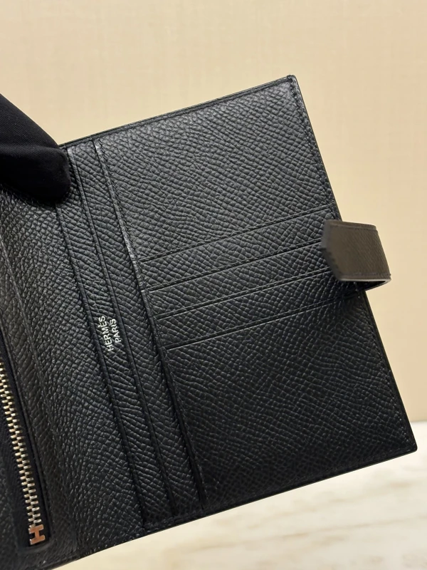 Hermès Bearn Compact wallet Noir HWallet 6