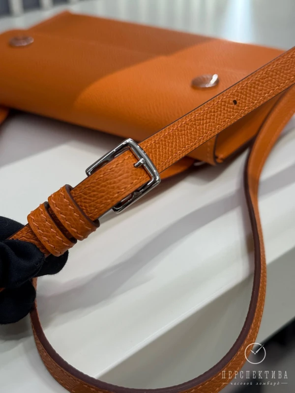 Hermès Hermesnap Wallet Epsom Orange H085099CKAC 5