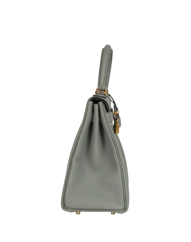Hermès KELLY II RETOURNE 28 VEAU TOGO GRIS MOUETTE GHW H027630CC 5
