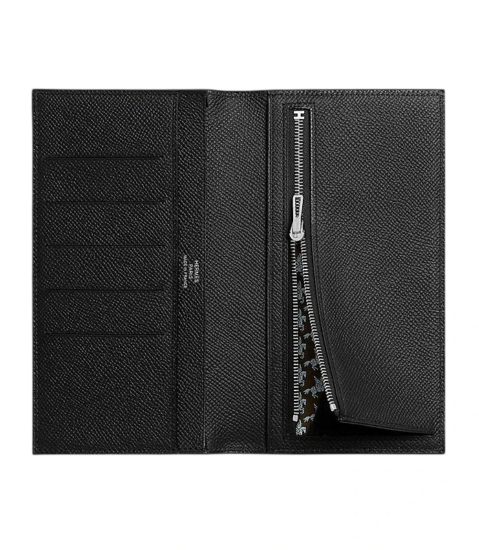 Hermès Long Wallet Epsom Noir PHW LWEC 2