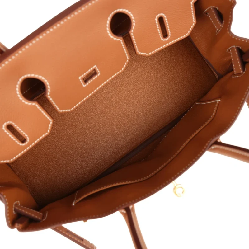 Hermès BIRKIN SHOULDER LIGHT 29 EVERCOLOR GOLD PHW BS29EG 9