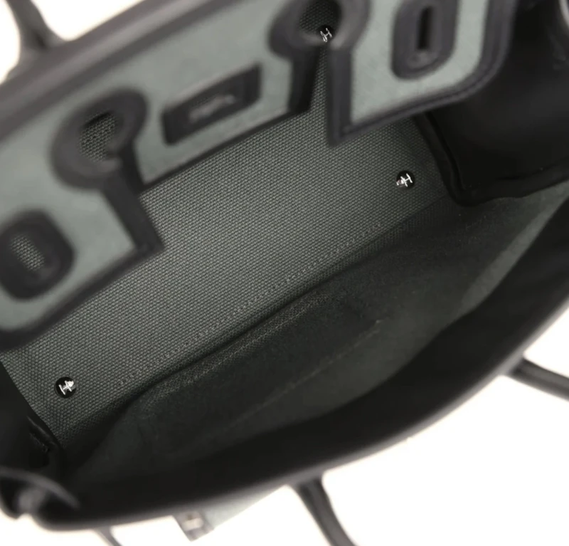 Hermès BIRKIN CARGO VERT MANGROVE TOILE GOELAND AND BLACK SWIFT PHW B25cargo 6