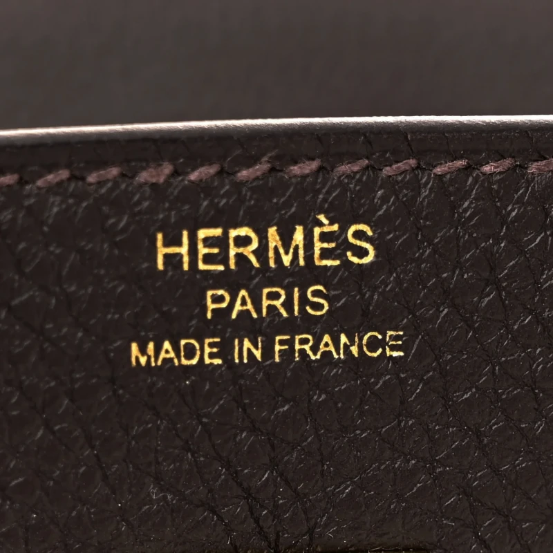 Hermès BIRKIN 25 VEAU TOGO BAI-BRUN PBHW B25TBB 8