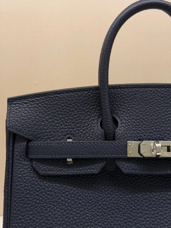 Hermès BIRKIN 25 VEAU TOGO BLEU NUIT PHW B25TBN 7