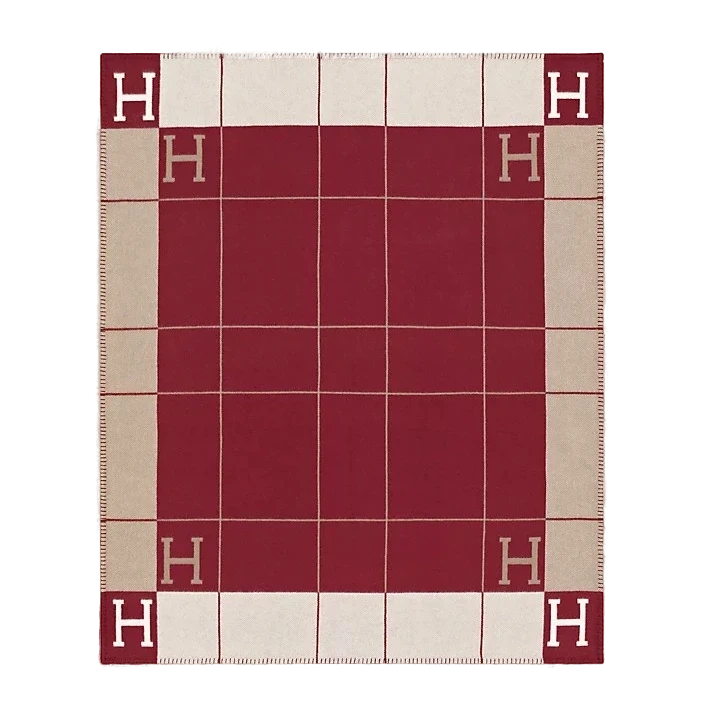 Hermès Avalon III throw blanket/Avalon pillow small model HPB 2