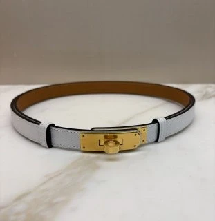 Hermès Kelly 18 belt Blanc H069853CC01 2