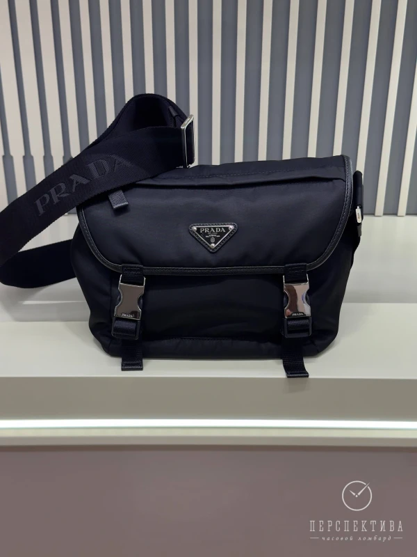 PRADA Re-Nylon and Saffiano leather Shoulder Bag Black 2VD066_2DMG_F0002_V_OOM 4