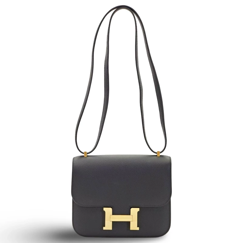 Hermès CONSTANCE 18 VEAU EPSOM NOIR GHW C18EN