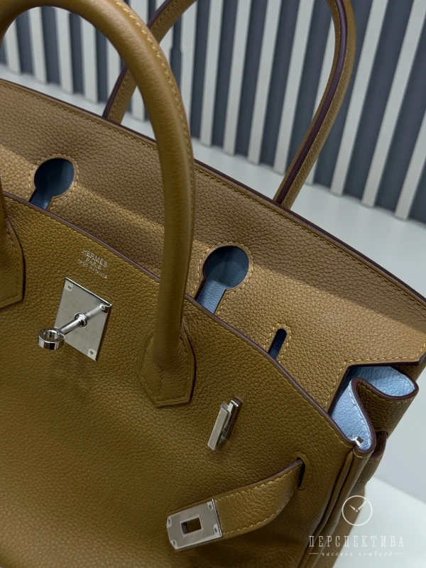 Hermès BIRKIN 30 VERSO BRONZE DORE/BLUME TOGO PHW H30BRONZEPHW 9