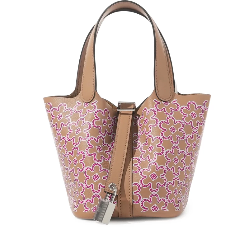 Hermès PICOTIN MICRO 14 VEAU SWIFT LUCKY DAISY PHW P14LD 3