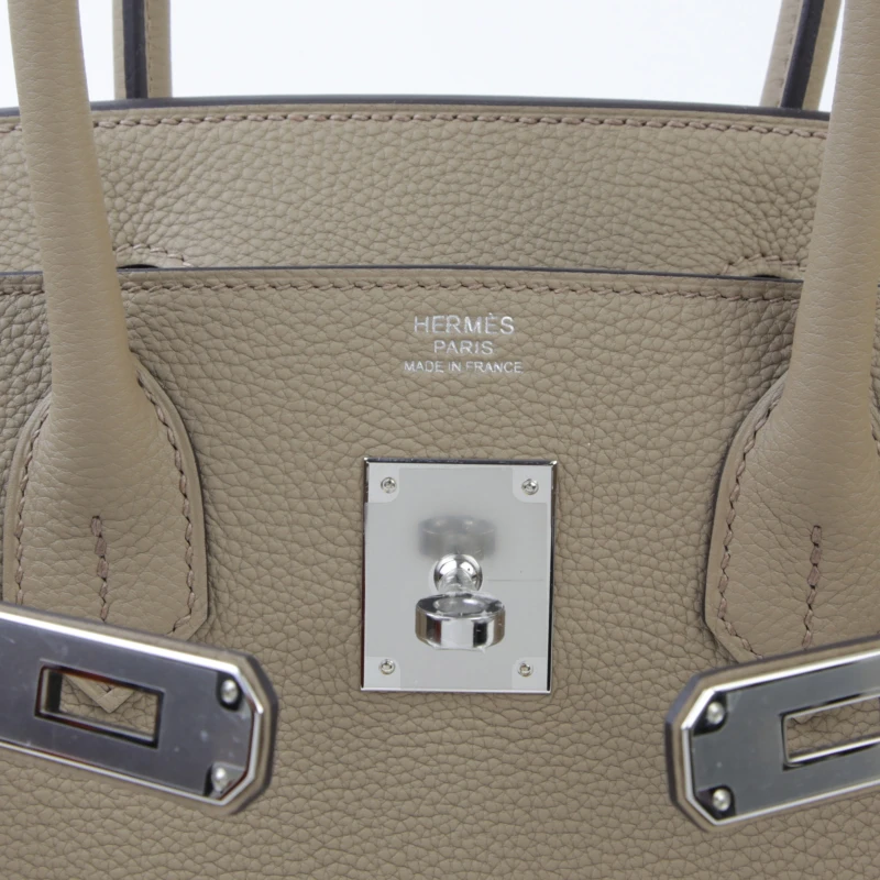 Hermès BIRKIN 30 VEAU TOGO BEIGE MARFA PHW B30TBM 6