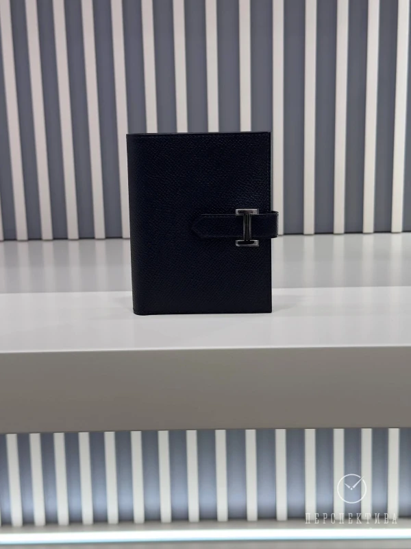 Hermès BEARN COMPACT WALLET EPSOM NOIR PHW H082875CC 9