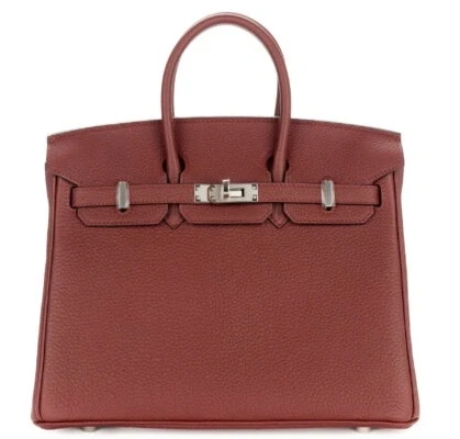 BIRKIN 25 VEAU TOGO ROUGE H GHW