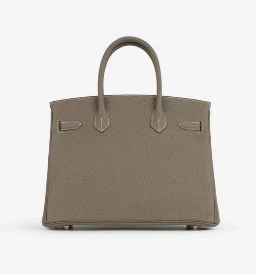 Hermès BIRKIN 30 VEAU TOGO ETOUPE GHW B30TE 5