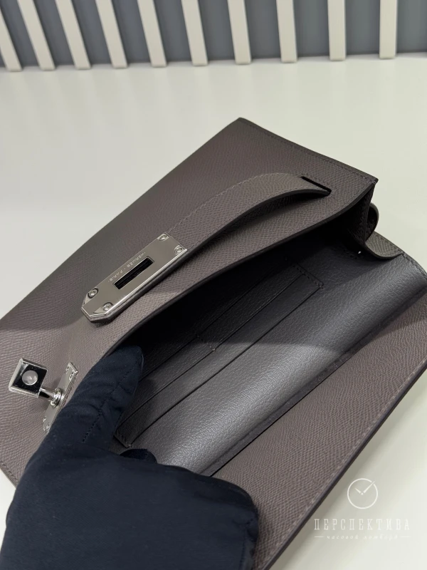 Hermès Hacademi pouch gris étain H086976CK8F 8