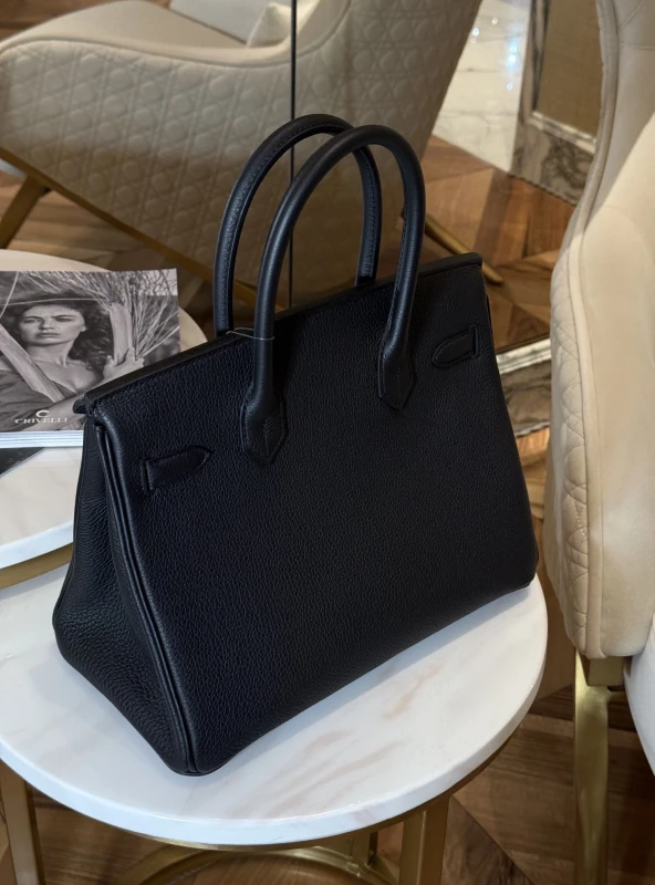 Hermès BIRKIN 30 VEAU TOGO 89 NOIR PHW H030520CK 6