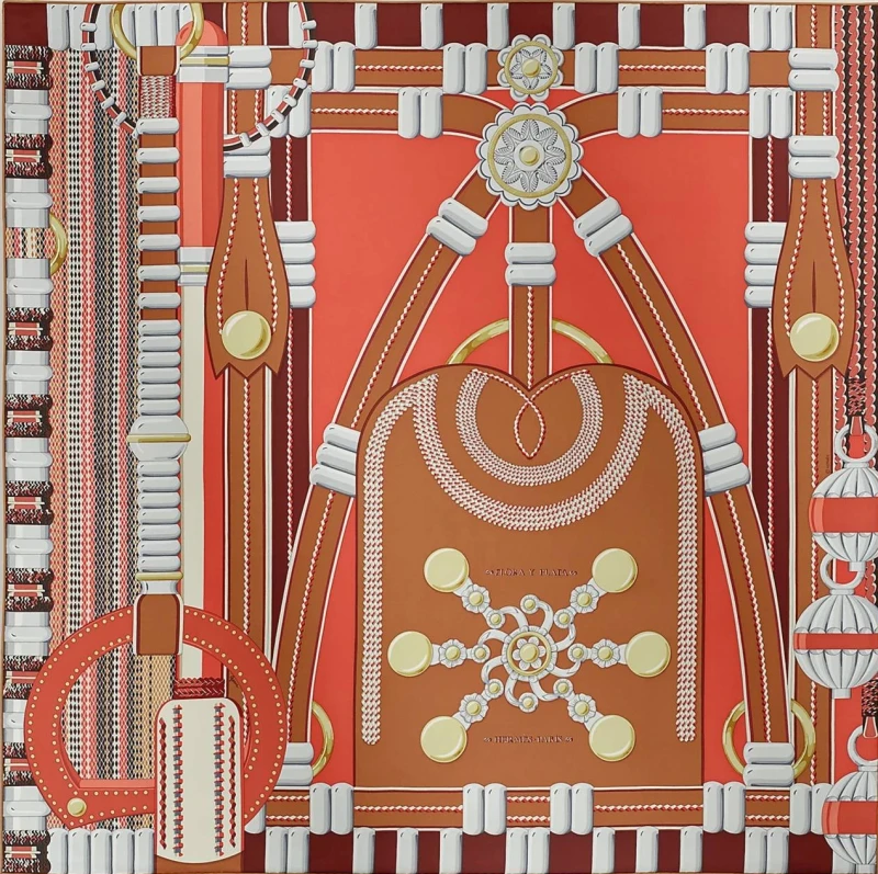 Hermès Flora y Plata scarf 90 scarf 1