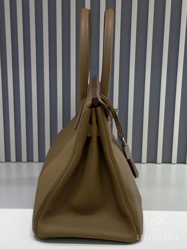 Hermès BIRKIN 30 VERSO BRONZE DORE/BLUME TOGO PHW H30BRONZEPHW 6