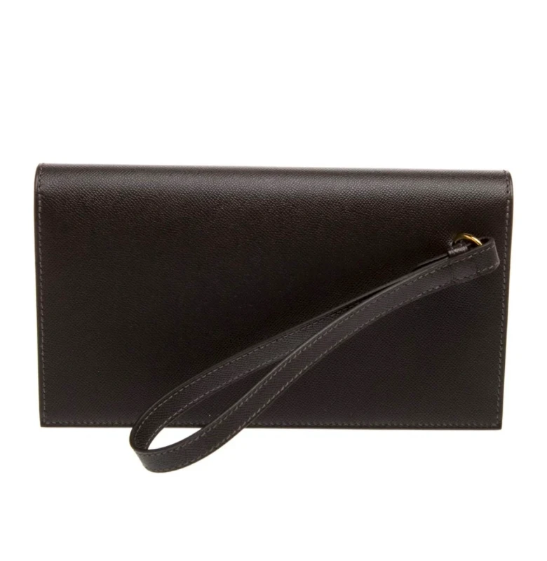 Hermès KELLY POCKET LONG WALLET VEAU MADAME BAI BRUN KPWM 3