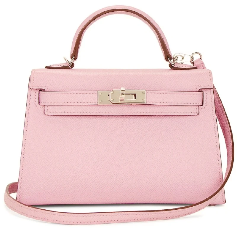 Hermès KELLY 20 MINI VEAU EPSOM ROSE CONFETTI K20ER 1