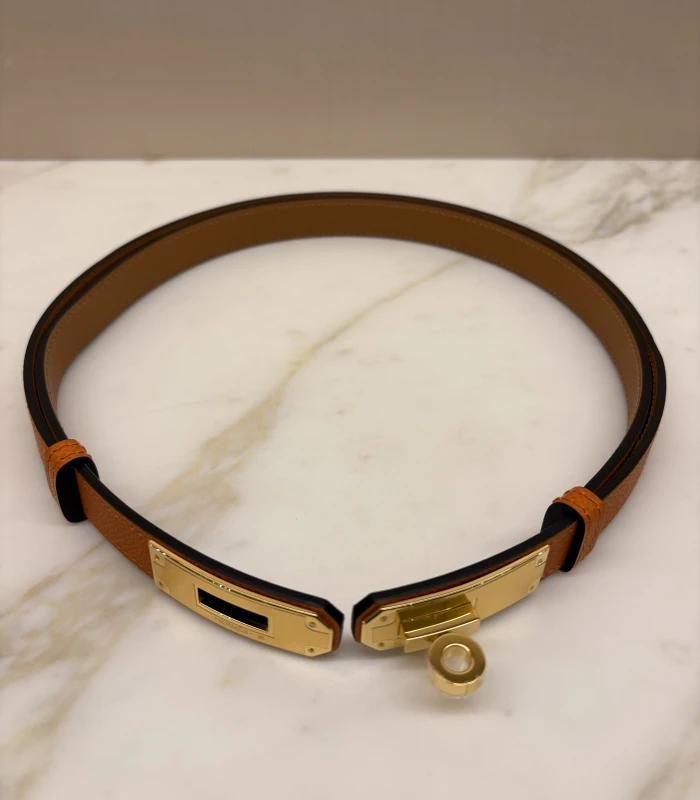 Hermès Kelly 18 belt Epsom Calfskin YGP H069853CC9J 5