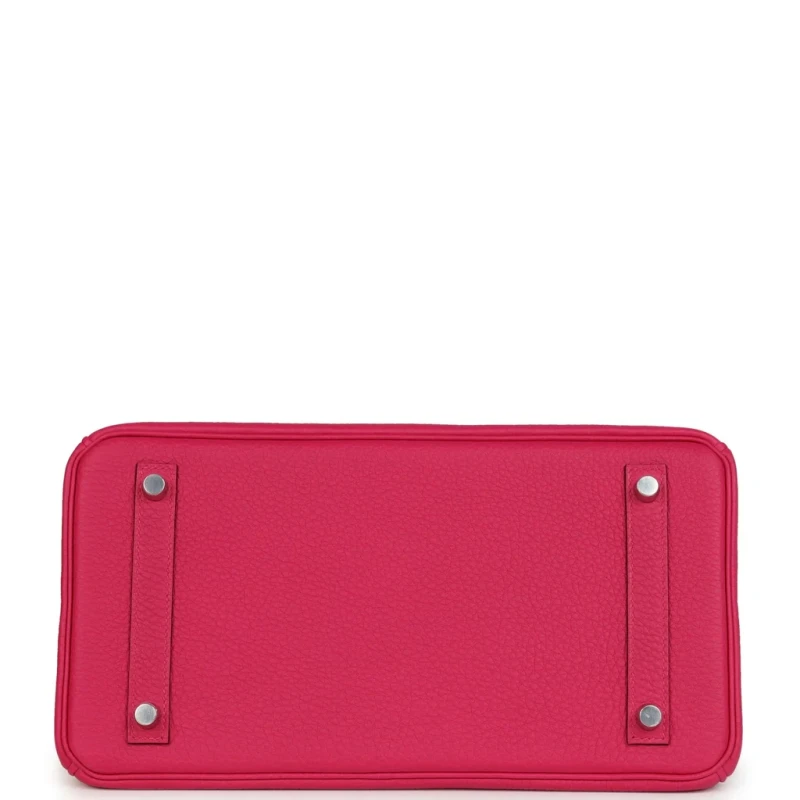 Hermès BIRKIN 30 VEAU TOGO ROSE MEXICO PHW B30TRM 5