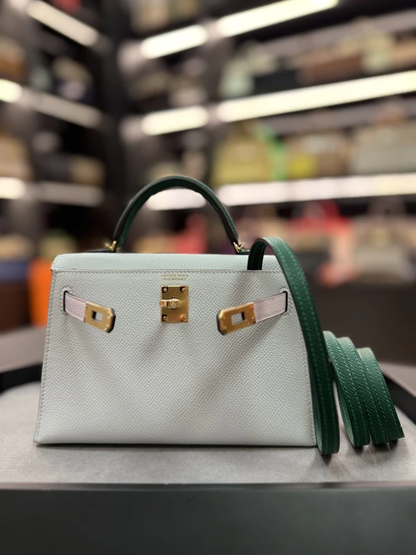 Hermès KELLY 20 MINI TRICOLOR VEAU EPSOM PHW K20TRICOLOR 6