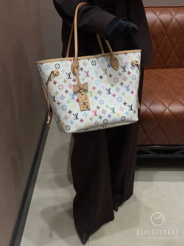 Louis Vuitton LV x TM Neverfull MM M27787 7