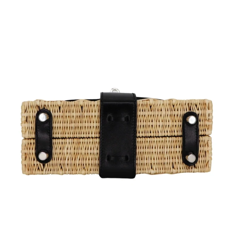 Hermès KELLY 20 PICNIC BOX/OSIER NOIR PHW K20PICNICBN 5