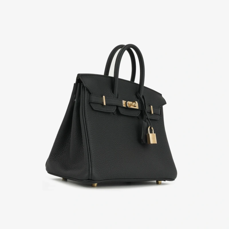 Hermès BIRKIN 25 VEAU TOGO NOIR PBHW B25TNP 2