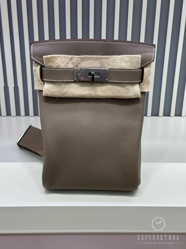 Hermès Hac A Dos Veau Togo Etoupe HAC_H083569CK 9