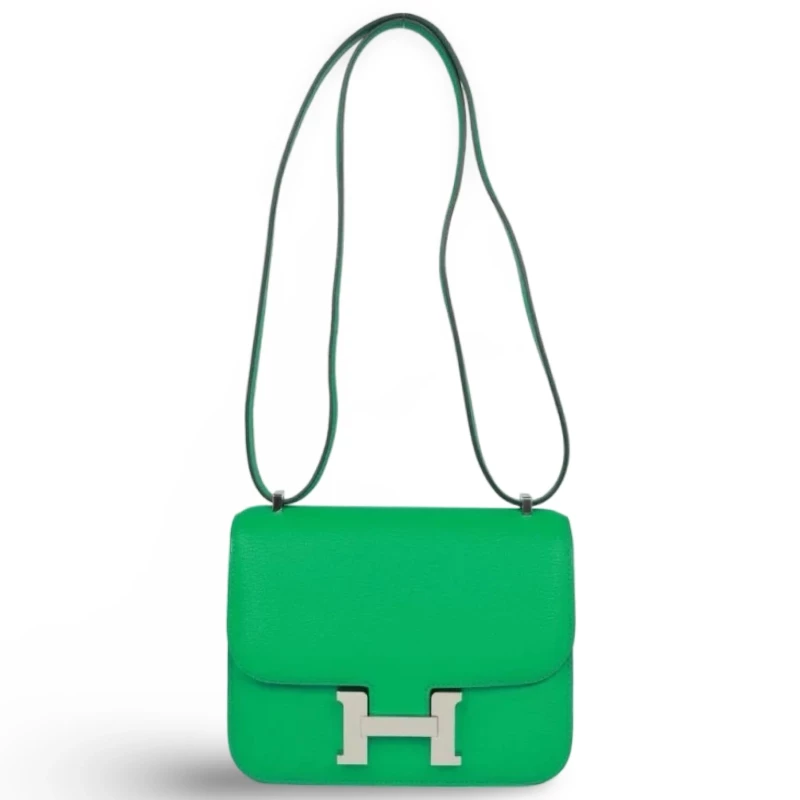 Hermès CONSTANCE 18 CHEVRE MENTHE PHW C18CM