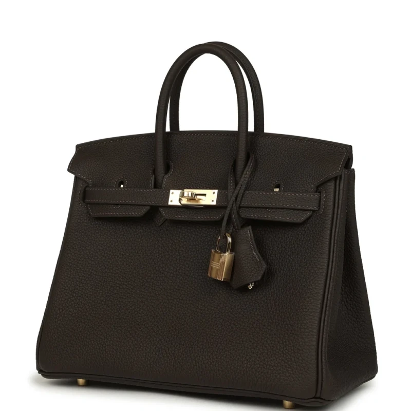 Hermès BIRKIN 25 VEAU TOGO BAI-BRUN PBHW B25TBB 5