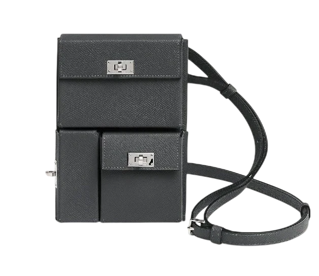 Hermès Kelly Multipocket To Go Pouch Gris Misty Epsom H085433CKH0 1