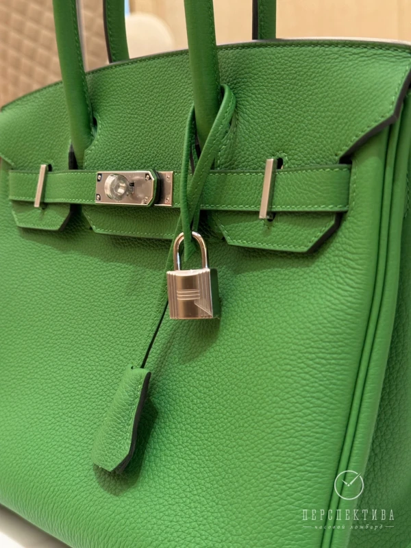 Hermès Birkin 30 Veau Togo A8 Vert Yucca H030520CK 8