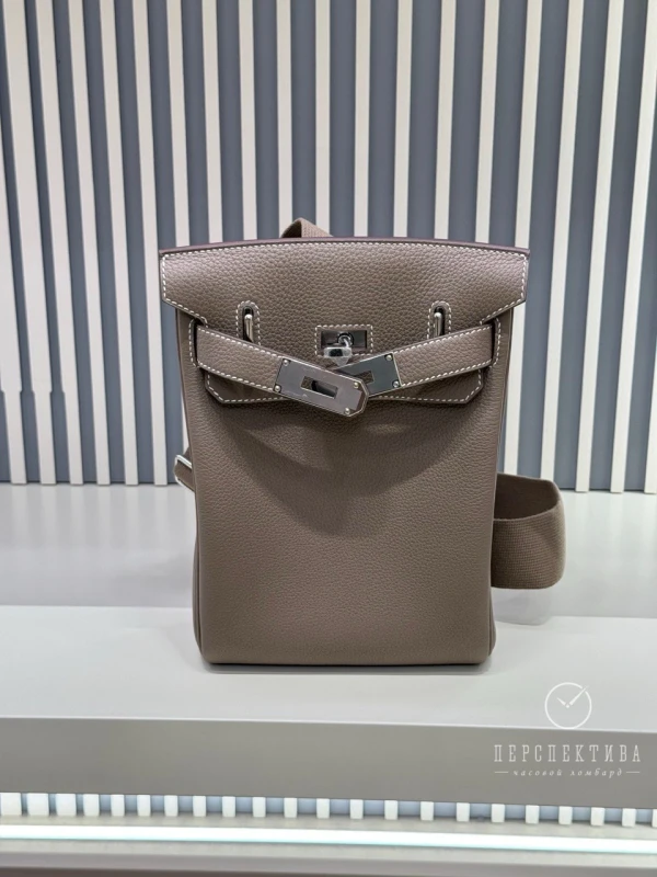 Hermès Hac A Dos Veau Togo Etoupe HAC_H083569CK 2