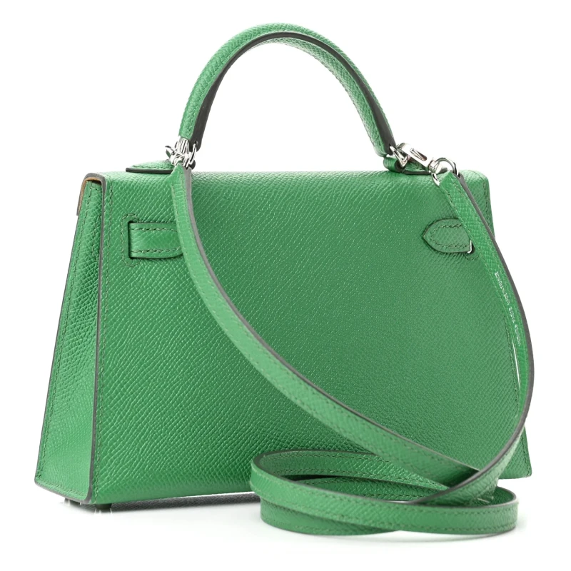 Hermès KELLY SELLIER HSS 20 MINI VEAU EPSOM CACTUS PHW K20EC 3