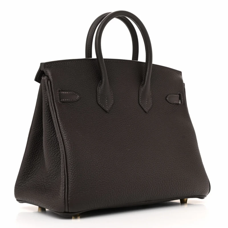 Hermès BIRKIN 25 VEAU TOGO BAI-BRUN PBHW B25TBB 9