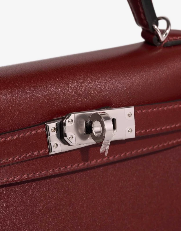 Hermès KELLY SELLIER 20 CALF BOX ROUGE H PHW K20BRH 6