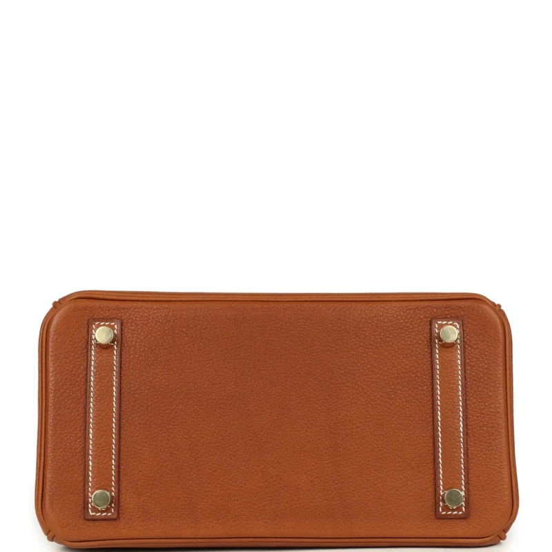 Hermès BIRKIN 25 FAUVE BARENIA FAUBOURG GHW B25BF 5