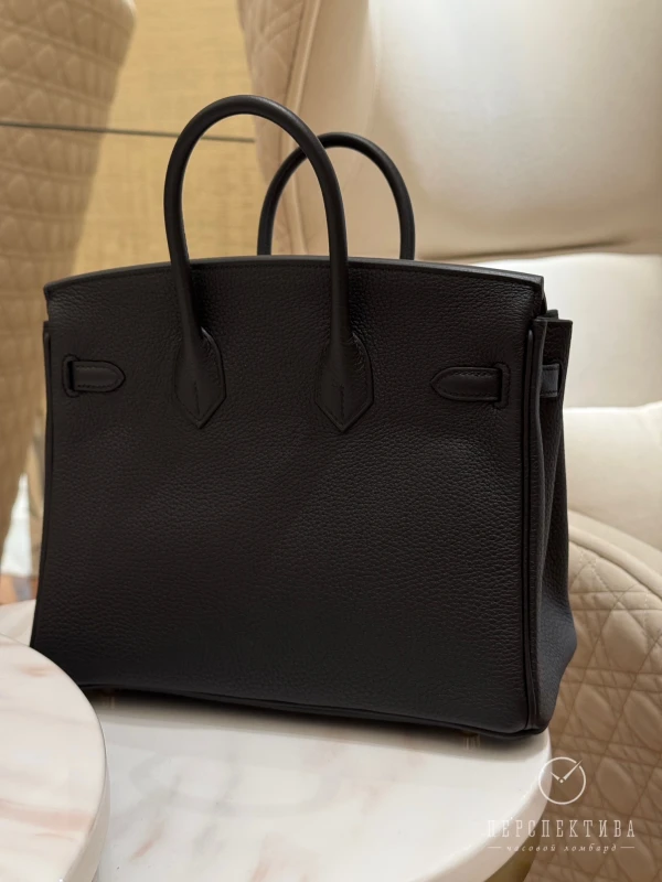 Hermès SAC BIRKIN 25 VEAU TOGO NOIR GHW H041344CC 3