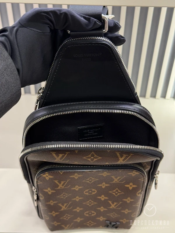 Louis Vuitton Avenue Slingbag Monogram Macassar M46327 4