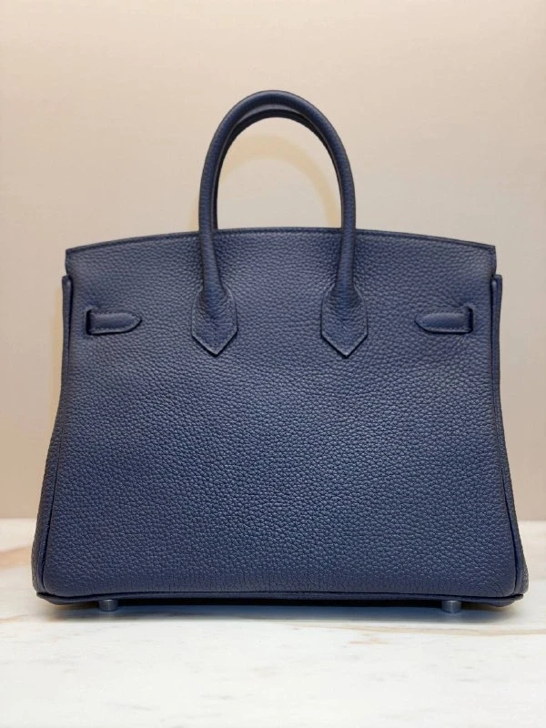 Hermès BIRKIN 25 VEAU TOGO BLEU NUIT PHW B25TBN 5