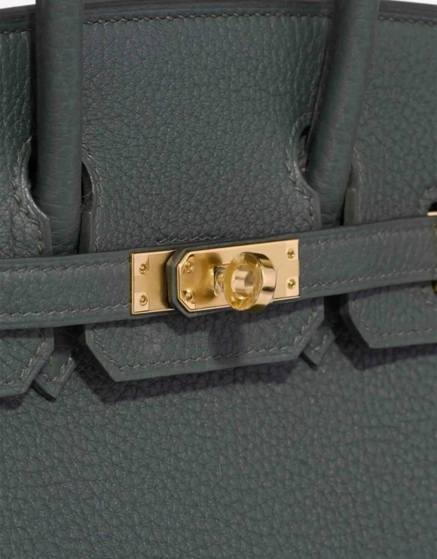 Hermès BIRKIN 25 VEAU TOGO VERT MANGROVE PBHW B25TVM 6