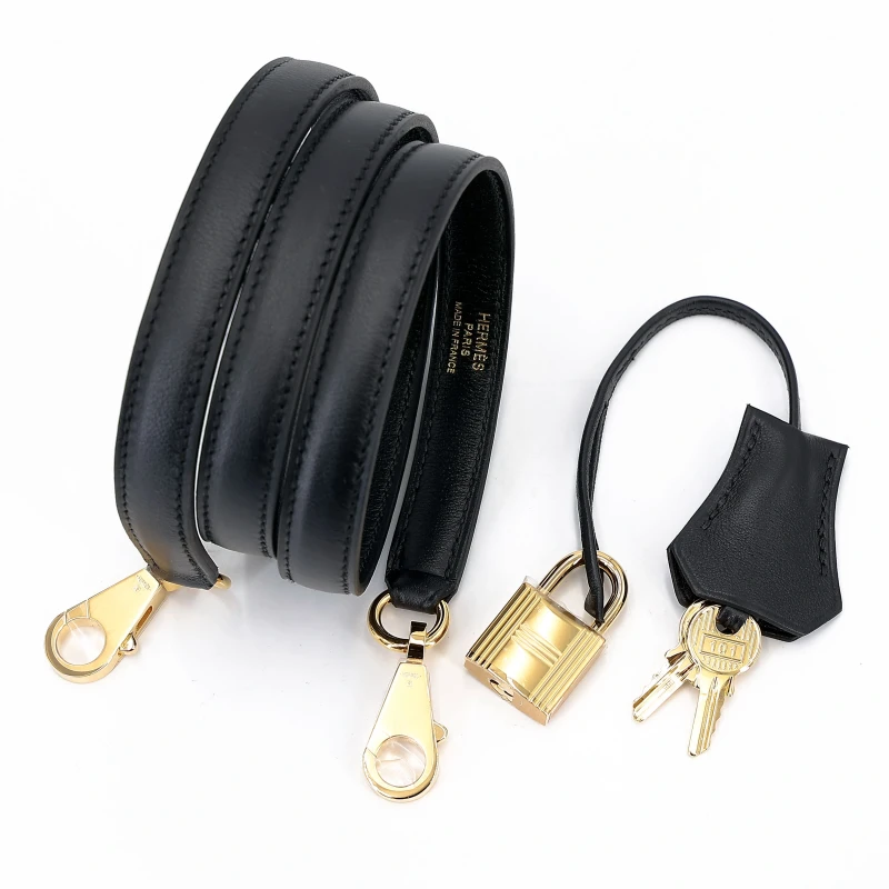 Hermès KELLY 25 VEAU CHERI NOIR GHW K25CN 9