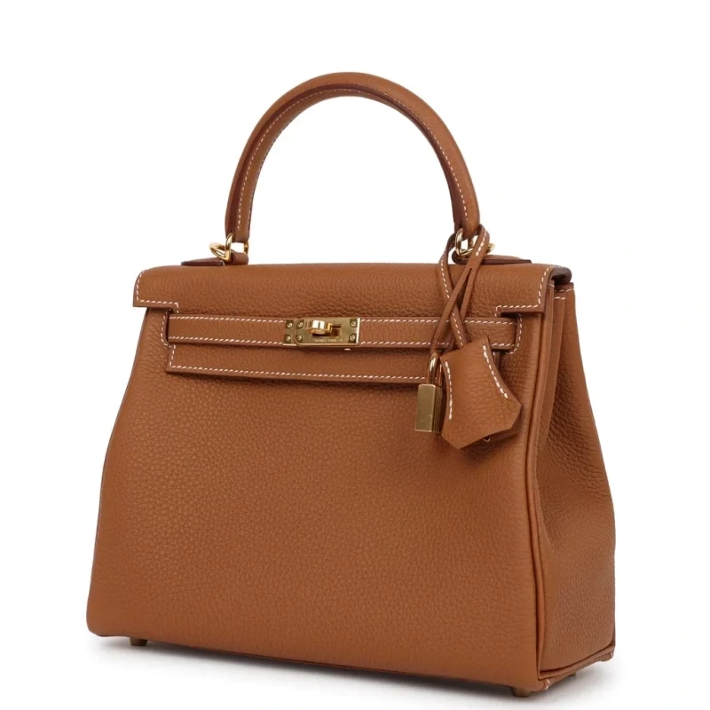 Hermès KELLY SELLIER 25 VEAU EPSOM GOLD PHW K25TG 2