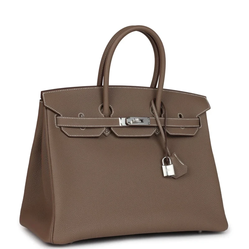 Hermès BIRKIN 35 VEAU TOGO ETOUPE GHW B35TE 2