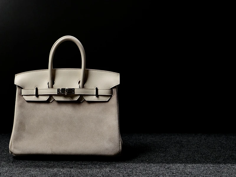 Hermès BIRKIN 25 GRIZZLY VEAU SWIFT NATA  PHW B25GRIZZLY 3