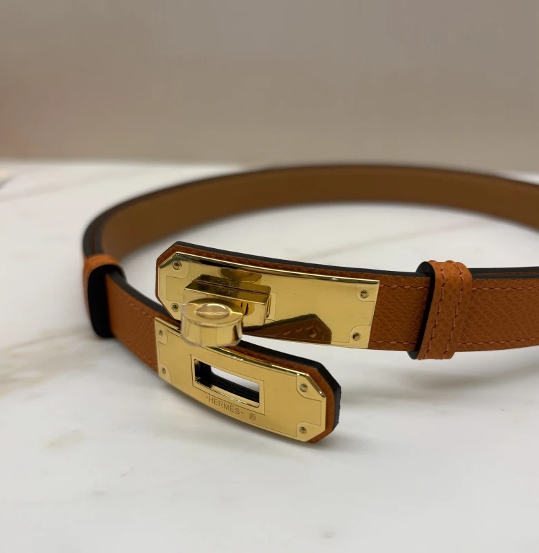 Hermès Kelly 18 belt Epsom Calfskin YGP H069853CC9J 4