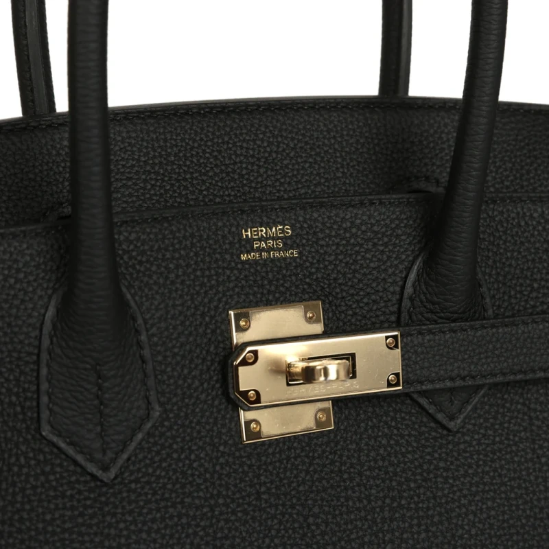 Hermès BIRKIN 30 VEAU TOGO NOIR PBHW B30TN 6